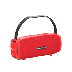 HOPESTAR BLUETOOTH SPEAKER H24 MP3/MP4/TF/AUX RED HOPESTAR BLUETOOTH SPEAKER H24 MP3/MP4/TF/AUX RED